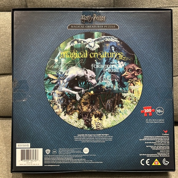 ⚫️2/$12⚫️Harry Potter Puzzle Magical Creatures The Forbidden Forest 300 pc - Picture 2 of 4